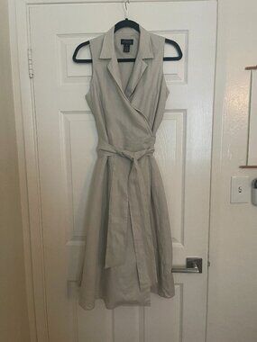 Jones New York linen summer dress, coastal old money vibes